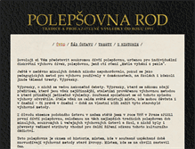 Tablet Screenshot of polepsovna.cz